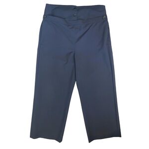 Jil Sander Navy Blue Button Up Trouser Dress Pants Size 36